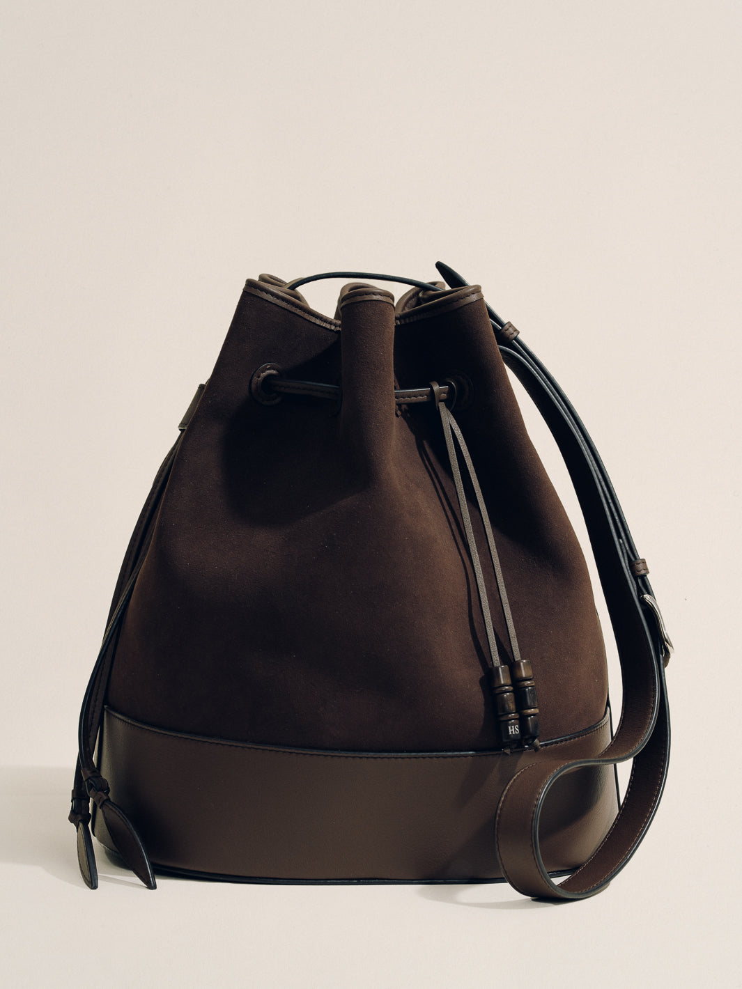 The Extra Large Drawstring in Dark Brown Suede – Hunting Season
