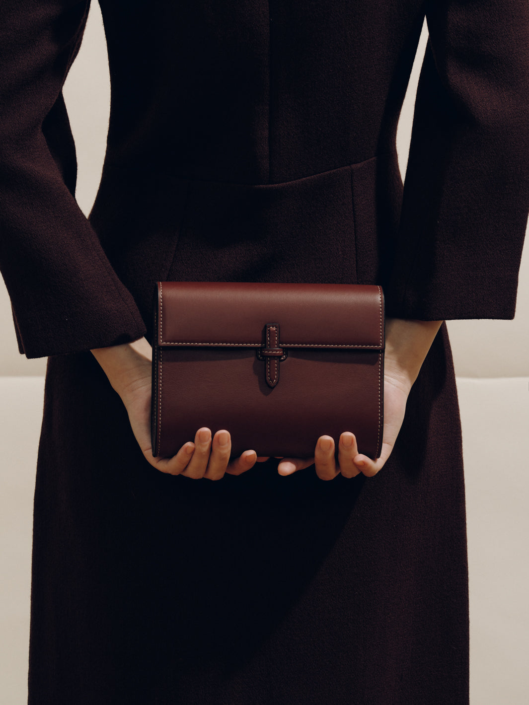 The Small Soft Clutch in Nappa