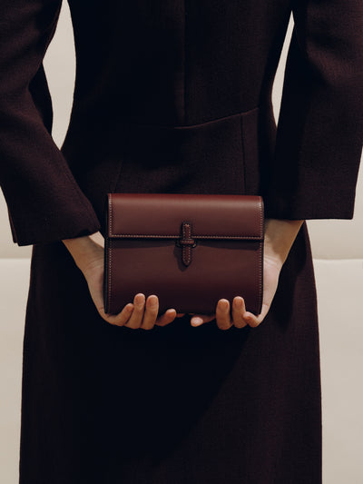 The Small Soft Clutch in Nappa