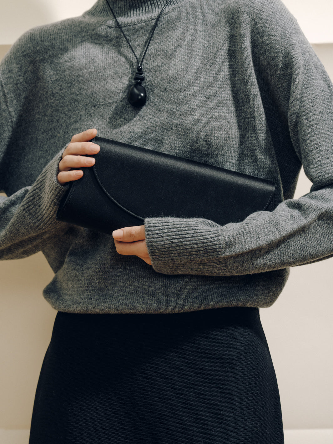 The Opera Clutch in Satin