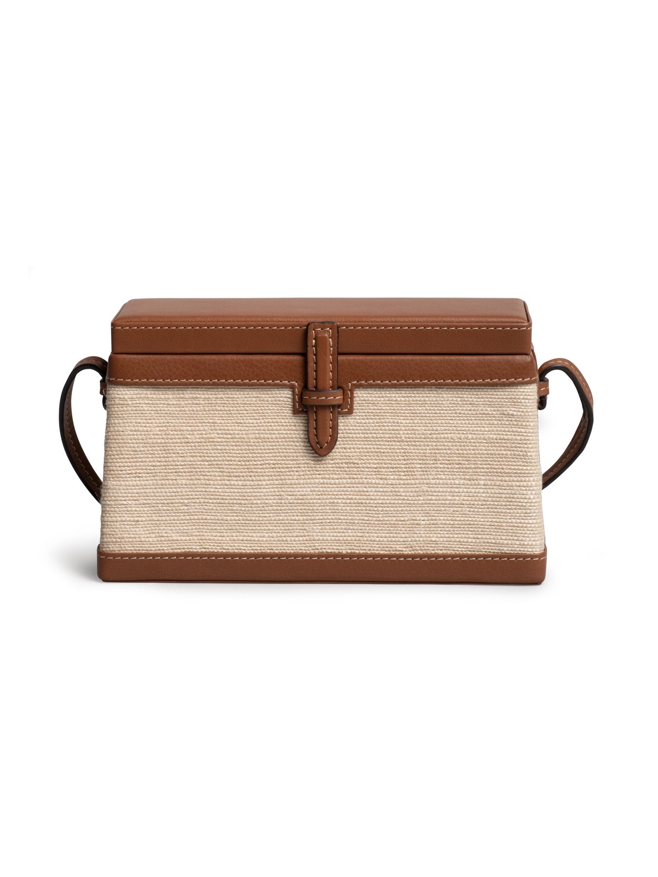 Hunting Season - The Square Trunk in Nappa and Woven Fique