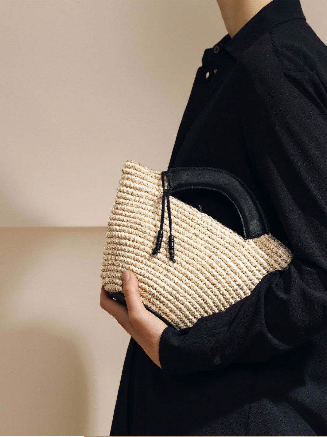The Small Woven Shopper