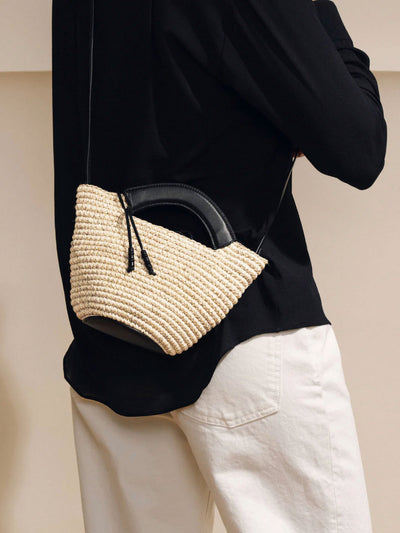 The Small Woven Shopper