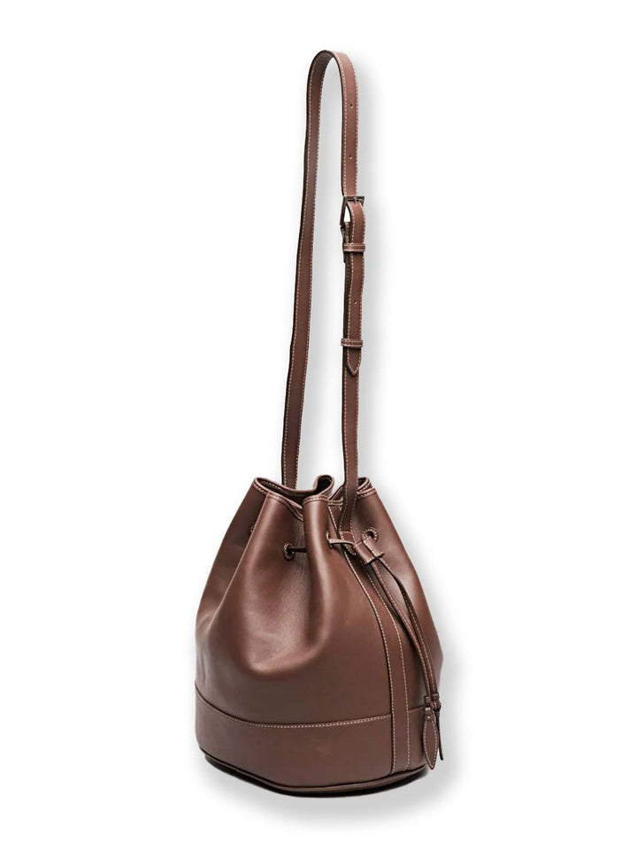 Dex Nappa Bucket Bag In good Nude