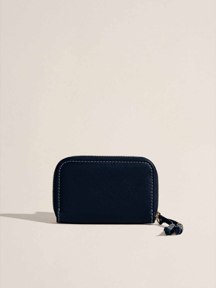 Small Zip Wallet - Nappa Leather Compact Wallet | Hunting Season