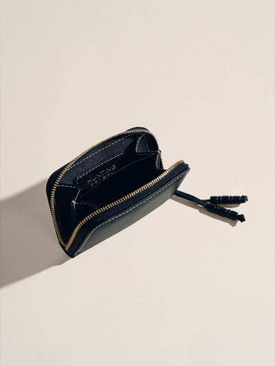 Small Zip Wallet - Nappa Leather Compact Wallet | Hunting Season