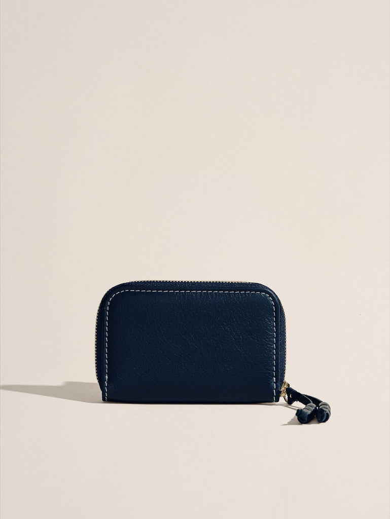 Small Zip Wallet - Nappa Leather Compact Wallet | Hunting Season