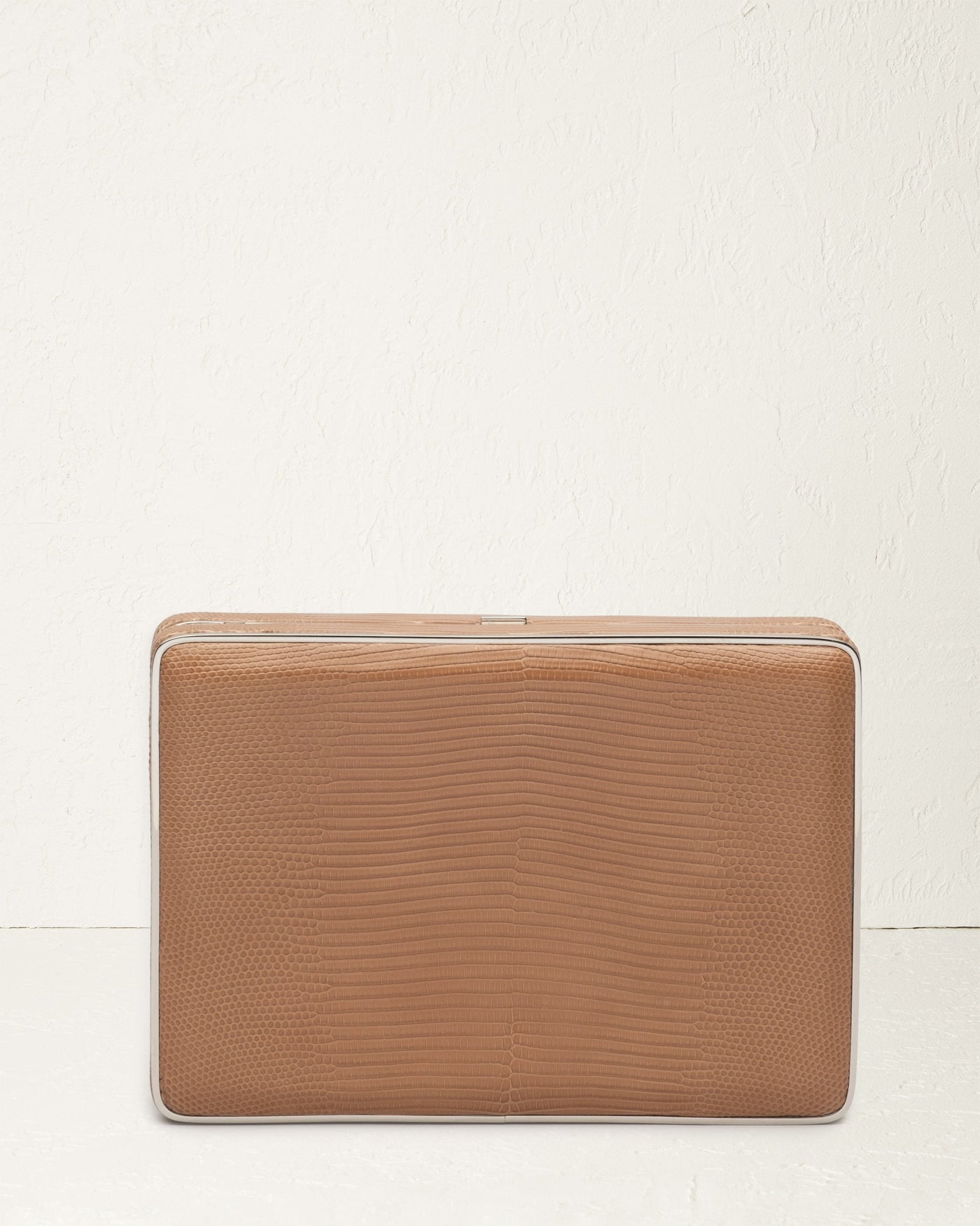 Hunting Season The Square Compact Case in Lizard#color_taupe